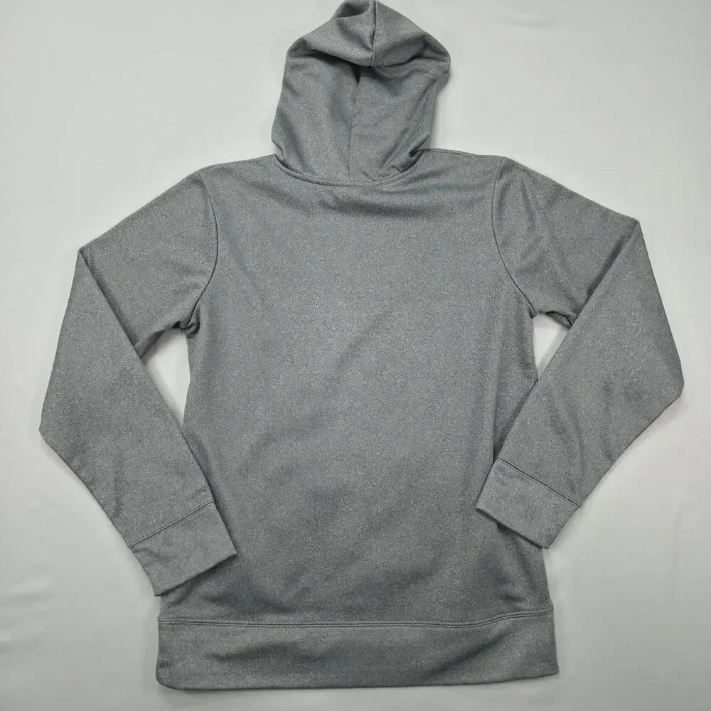 Jordan Jumpman Hoodie Youth XL Gray Dri Fit Athletic Pullover Sweatshirt